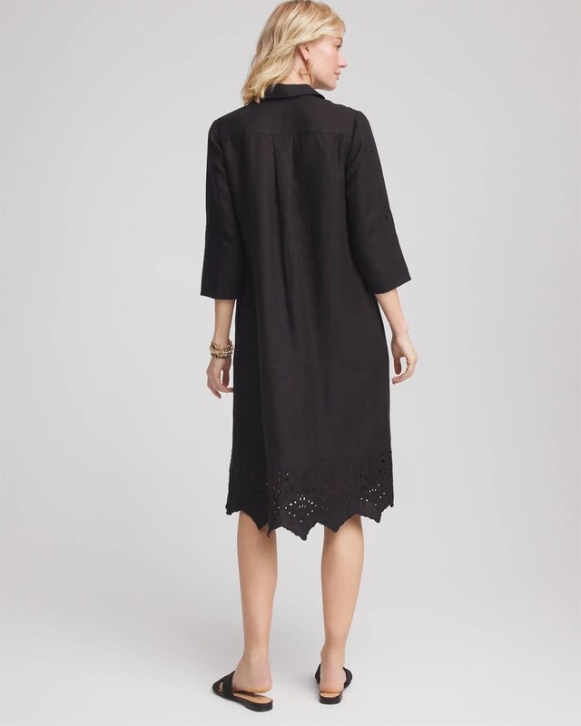 Linen Popover Dress - image 3